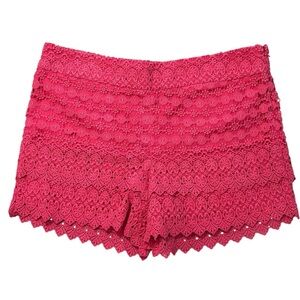 LOFT Pink Lace The Riviera Short -‎ size 14 NWT
